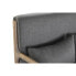 Фото #8 товара Двухместный диван DKD Home Decor Темно-серый древесина каучукового дерева 122 x 85 x 74 cm