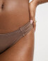 Dorina Kibera high leg bikini bottom in brown