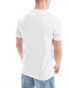 Фото #4 товара Abercrombie & Fitch 3 pack polished icon logo classic fit t-shirt in black/cream/white