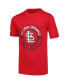 Big Boys Red, White St. Louis Cardinals T-shirt Combo Set