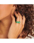 ფოტო #2 პროდუქტის Women's Enamel Croissant Ring