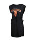Фото #3 товара Women's Black San Francisco Giants G.O.A.T Swimsuit Cover-Up Dress