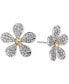 Rhodium-Plated Cubic Zirconia Daisy Stud Earrings, Created for Macy's