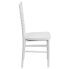 Фото #1 товара Hercules Premium Series White Resin Stacking Chiavari Chair