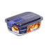 Фото #3 товара Герметичная коробочка для завтрака Luminarc Easy Box Синий Cтекло (6 штук) (820 ml)