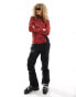 Фото #2 товара Dare 2b Outlast Core stretch mid layer half zip sweat in red leopard print