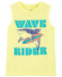 Toddler Shark Wave Rider Graphic Tank 5T