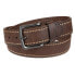 Фото #1 товара Levi's Men's Brown Big & Tall 38mm Stitched Cut Edge Casual Stretch Belt Large