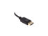 Фото #5 товара Unirise DP-06F-MM 6ft Black DisplayPort Cable M-M w/ Latches