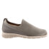 Фото #1 товара Trotters Ultima T2257-312 Womens Gray Wide Leather Lifestyle Sneakers Shoes