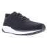Propet Tour Knit Lace Up Mens Black Sneakers Casual Shoes MAA252MBLK