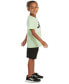 ფოტო #3 პროდუქტის Toddler & Little Boys 2-Pc. Logo Graphic T-Shirt & French Terry Cargo Shorts Set