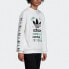 adidas originals三叶草 徽标Logo印花圆领套头卫衣 男款 白色 / Толстовка Adidas originals Logo FP7706