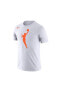 Mens Wnba Orange Jumpwoman Primary Logo T-shirt (dr9316-100)
