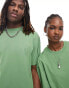 Фото #4 товара Weekday Unisex oversized t-shirt in green exclusive to ASOS