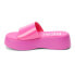 Фото #5 товара BEACH by Matisse Solar Platform Womens Pink Casual Sandals SOLAR-657