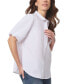 ფოტო #3 პროდუქტის Women's Puffed-Sleeve Blouse