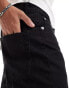 ONLY & SONS Edge straight fit denim shorts in black Schwarze Jeans, XS - W28 - фото #2