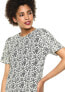 Lucky Brand 254024 Womens Woodblock Print T-Shirt Dress Green Multi Size X-Small