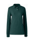 Фото #2 товара Women's School Uniform Tall Long Sleeve Mesh Polo Shirt