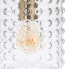 Ceiling Light Crystal Metal 16 x 16 x 28 cm