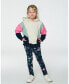 ფოტო #2 პროდუქტის Big Girls Jersey Leggings Navy Printed Bambi