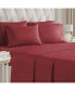 Фото #1 товара 6 Piece Microfiber Solid Sheet Set - King