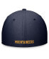 Фото #2 товара Men's Navy West Virginia Mountaineers 2024 On-Field Swoosh Flex Hat