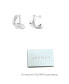 ფოტო #2 პროდუქტის Silver Chunky Hoop Earrings