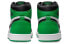 Фото #6 товара Кроссовки Jordan Air Jordan 1 High OG Black and Lucky Green GS FD1437-031