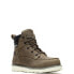 Фото #2 товара Wolverine Trade Wedge 6" W080144 Mens Gray Wide Leather Lace Up Work Boots