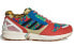 Кроссовки мужские adidas Originals ZX 8000 Setsubun оранжево-сине-черные 36 - фото #3