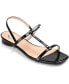 ფოტო #1 პროდუქტის Women's Zaidda T Strap Flat Sandals