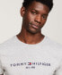 ფოტო #5 პროდუქტის Men's Embroidered Logo Slim-Fit Crewneck T-Shirt