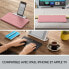 Фото #3 товара Kabellose Tastatur LOGITECH Keys-To-Go AZERTY Bluetooth 180 g Blush Pink
