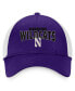 Бейсболка Top of the World мужская фиолетовая, белая Northwestern Wildcats Breakout Trucker Snapback - фото #2