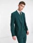 Фото #1 товара ASOS DESIGN skinny suit jacket in pine green