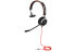 Фото #1 товара Jabra EVOLVE 40 Mono HS - Wired - Office/Call center - Headset - Black - Red - Silver