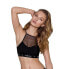 Sporttop mit transparentem Einsatz black - Passion XL (48)