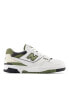 New Balance 550 trainers in white and khaki Белый, 43 - фото #4