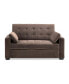 Фото #1 товара 66.5" W Polyester Augustus Full Convertible Sofa