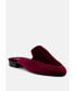 BATISTE Womens Velvet Handcrafted Mules