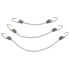 Фото #2 товара EUROMARINE Mini Sandow Ocean 25 cm Stainless Steel Hooks Elastic Rope 5 Units