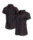 Фото #2 товара Women's Black San Francisco Giants Floral Button Up Shirt