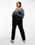 Фото #9 товара Vero Moda Curve tie waist tapered joggers in black