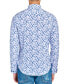 ფოტო #2 პროდუქტის Men's Non-Iron Performance Stretch Moisture-Wicking Floral Button-Down Shirt