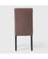 Фото #8 товара Upholstered Linen Fabric Dining Chair