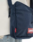 Levi's crossbody bag with batwing logo in navy