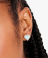 ფოტო #3 პროდუქტის Heart Stud Earrings