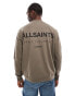 Фото #1 товара AllSaints Undergroud sweatshirt in light brown